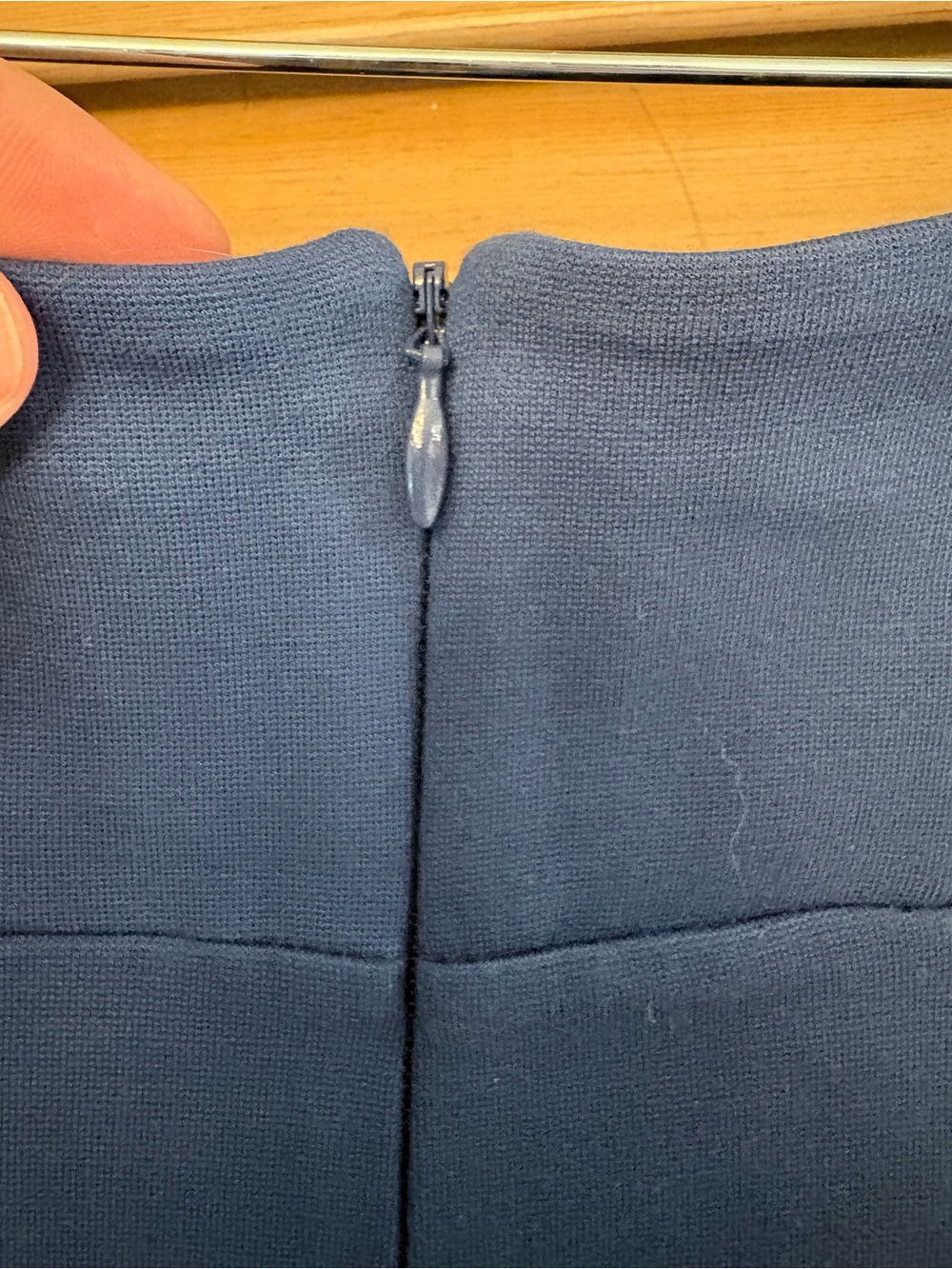 Anthropologie Maeve Midi Skirt Blue Sz 6 - Picture 6 of 11